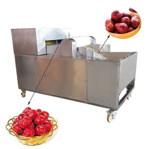 Machine de traitement des fruits à économie d'énergie, très vendue, pour la découpe de dattes rouges séchées, trancheuse de jujubes séchées sans noyau, fabriquée en Chine - Product Image 4