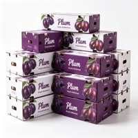 Boîte d'expédition en carton ondulé personnalisée pour bananes, avec impression, pelliculage mat, gaufrage, écologique, pour l'exportation de fruits et légumes