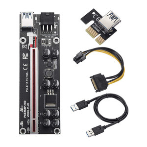 Câble adaptateur PCI-E 1X vers 16X pour <span class=keywords><strong>carte</strong></span> <span class=keywords><strong>graphique</strong></span>, pont de <span class=keywords><strong>minage</strong></span> haute vitesse, extension de <span class=keywords><strong>carte</strong></span> <span class=keywords><strong>graphique</strong></span> V014-MAX améliorée - Product Image 1