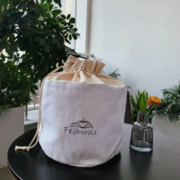 Meilleures ventes de corbeille à pain en toile Boîte de rangement Sac en toile avec cordon de serrage et logo personnalisé