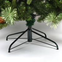 Sapin de Noël artificiel sur pied en PVC, décoration automatique pour arrière-plan de scène, événements théâtraux et salles d'exposition