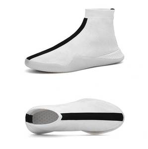<span class=keywords><strong>Zapatillas</strong></span> de deporte de alta calidad para hombre, marca personalizada, marca personalizada, zapatos de moda para hombre, calcetín de velocidad informal de tela tejida - Product Image 5