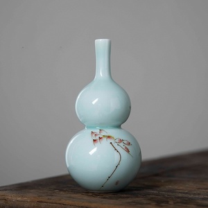 Jingdezhen แจกันเซรามิกขนาดเล็กสไตล์จีน, ของตกแต่งห้องนั่งเล่นปรับเป็นส่วนตัวและสร้างสรรค์ - Product Image 6