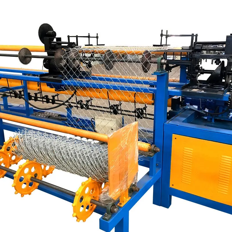 Anping's New Rhombic Mesh Production line Chain Link Fence Machine
