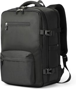 Mochila de gran capacidad de moda con logotipo personalizado con bolsillo de almacenamiento para ordenador, mochila para ordenador portátil de viaje de negocios con carga para hombres - Product Image 1