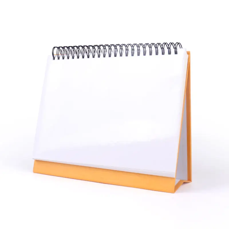 Papier tisch kalender Blank Undate Spiral Binding Benutzer definierter Schreibtisch Sublimation skalen der