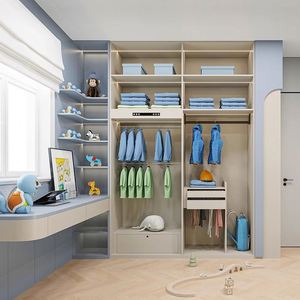 Armoires minimalistes élégantes et ajustables, respectueuses de l'environnement, touche de luxe pour une décoration de chambre sophistiquée, meubles de maison pour appartement - Product Image 5