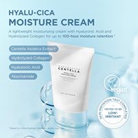 Crème hydratante SKIN1004 Hyalu-Cica, hydratant pour le visage à l'acide hyaluronique, crème à la Centella pour une hydratation intense 2,53 fl oz / 75 ml