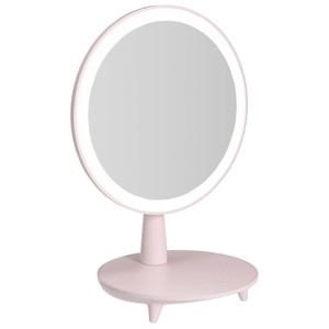 Miroir de maquillage intelligent rond avec lumière LED, miroir de vanité de bureau, idéal pour un cadeau d'anniversaire - Product Image 1