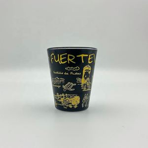 Vaso de chupito negro personalizado con grabado láser, 60 ml, 2 oz, para vodka o vino - Product Image 5
