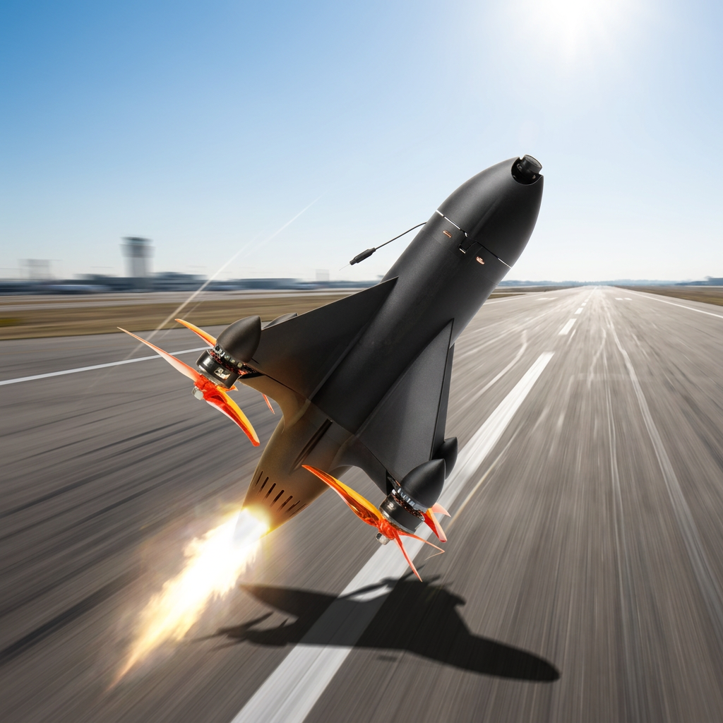Ai Model 5-inch 7-inch 10-inch High Speed FPV Rocket Drone with 5KM Transmission 3D Flip Brushless Motor Low Wind Resistance