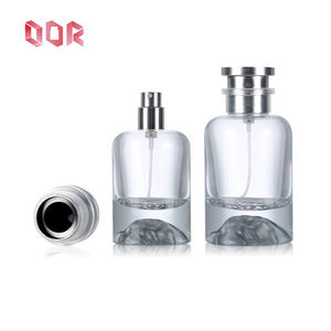 Flacons de parfum vides de luxe à fond lourd de 30 ml, 50 ml, 100 ml, flacons de parfum féminins en verre, logo personnalisé, conteneur de parfum vide - Product Image 1