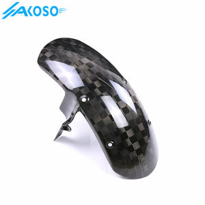 Guardabarros AKOSO 3K de fibra de carbono seco para motocicleta, guardabarros delantero con carenado para <span class=keywords><strong>Kawasaki</strong></span> <span class=keywords><strong>Z900RS</strong></span> 2018-2024 - Product Image 3