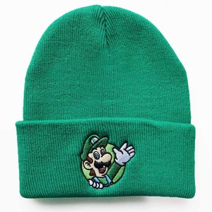 Gorros de Punto Cálidos con Bordado de Yoshi, Bowser y <span class=keywords><strong>Luigi</strong></span>, 11 Colores, Nuevo Diseño de Alta Calidad, para Estudiantes y Actividades al Aire Libre - Product Image 5