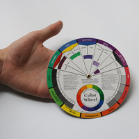Carton de maquillage en Pigment artistique, carte en papier de couleur, pour outil d'artiste, fournitures artistiques, diamètre 140MM