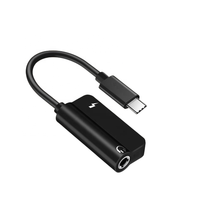 Adaptateur d'écouteurs USB C à C et 3.5 avec charge de lecture et d'appel