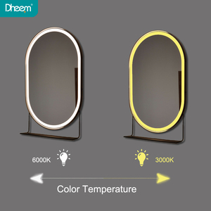 Décoratif <span class=keywords><strong>lumineux</strong></span> Vanité Mur LED <span class=keywords><strong>Salle</strong></span> <span class=keywords><strong>De</strong></span> Bain <span class=keywords><strong>Miroir</strong></span> avec Étagère - Product Image 4