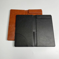 Porte-documents en PU de haute qualité personnalisé, porte-documents de caisse, porte-menu en cuir PU, porte-documents A4
