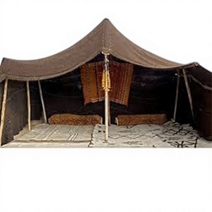 Tente traditionnelle du désert avec tapis et coussins à motifs pour le camping en plein air - Product Image 4