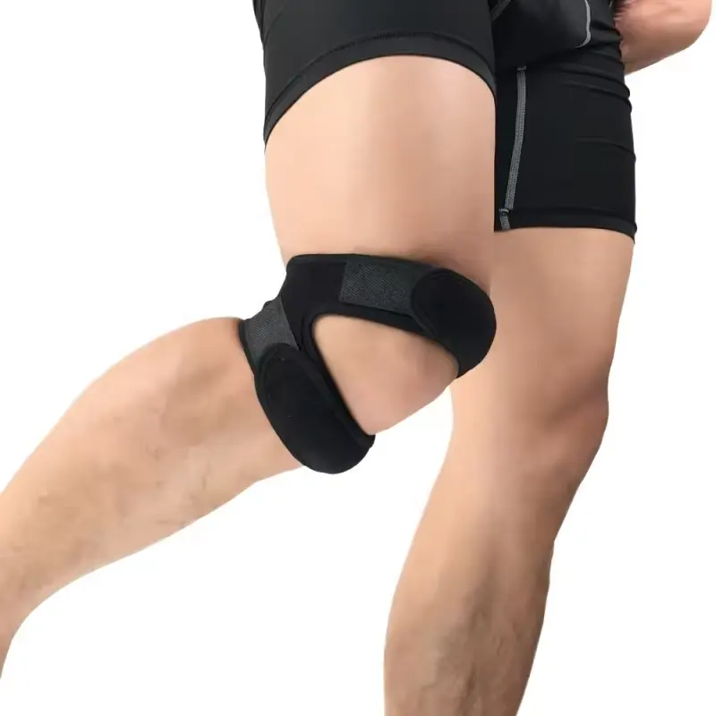 2024 New Arrival Unisex OEM Customized Gym Training Adjustable Weight Lifting Knee Band Support