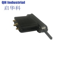 Conector Magnético Industrial QH de 4 Pines, Doble Hilera, para Aspiradoras Inteligentes, Localizadores de Mascotas, Rastreadores GPS, Carga para Hogar Inteligente