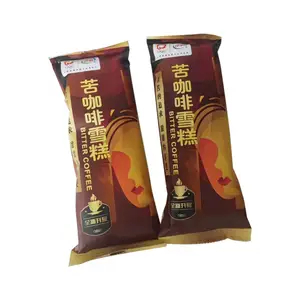 Customized PP Heat Seal Zippered Snack Coffee Packaging Bag Logo Printed Chocolate Bar Ice Candy Bag Industrial Use