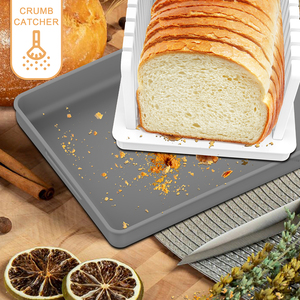 Rebanador de Pan Plegable de Madera con Cuchilla de Acero Inoxidable - Apto para Horno, Lavavajillas y Uso Alimentario - Utensilio de Cocina - Product Image 3