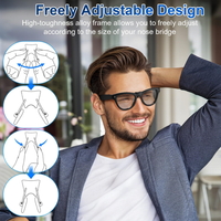 Coussinets de nez en silicone souple de qualité supérieure pour lunettes intelligentes Meta Ray-Ban AI – Support confortable et antidérapant pour le nez