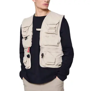 Sportswear Pesca Montanha Escalada Colete Waterprppf Caminhadas Convertible Utility Cargo Vest