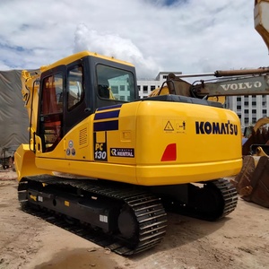 Excavadora de cadenas Komatsu PC130-7 usada de 13 toneladas, año 2024, procedente de Japón, con motor Cummins, bomba hidráulica y transmisión, en venta. - Product Image 4