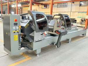 Scie à découper PVC/UPVC/Aluminium à double tête de haute précision avec moteur et roulement, machine de découpe automatique - Product Image 5