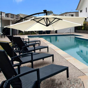 Zuplon — parapluie solaire Led, bande lumineuse, éclairage d'extérieur, jardin, Patio, balcon - Product Image 1