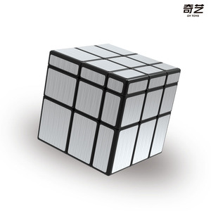 ลูกบาศก์รูบิก Qiyi รุ่น Mirror 3x3 รูปทรงไม่สมมาตร แบบแปะสติกเกอร์ ของเล่นเสริมพัฒนาการสำหรับเด็กและวัยรุ่น ช่วยคลายเครียด - Product Image 3