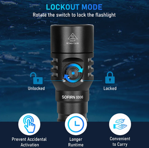 Wurkkos SD06 Torcia Subacquea Super Luminosa 3200lm SFT70 21700 IPX8 Impermeabile Ricaricabile - Product Image 2