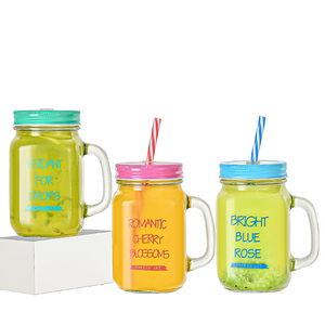 Supply Low Price Beverage Liquid Water Bottle Glass <strong>Mason</strong> <strong>Jar</strong> for Canning With <strong>Plastic</strong> Lid - Product Image 4