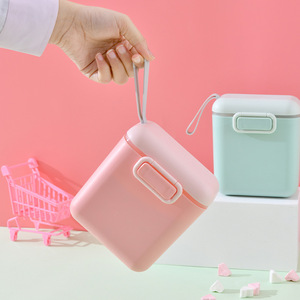Boîte à lait en poudre portable à double compartiment, sans BPA, en matériau PP, pour bébé de 0 à 12 mois, conteneur de stockage pour l'alimentation en voyage - Product Image 3