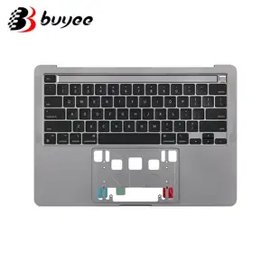 Macbook Pro13インチ2020A2338トップケース用シルバー/グレー米国/英国/ドイツ/スペイン/ロシア/フレンチキーボードキーボードバックライト