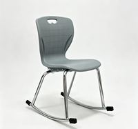 Chaise à bascule en plastique au design moderne, populaire pour les salles de classe, les mobilier scolaire, l'extérieur, la maison et le bureau, 10 unités empilables