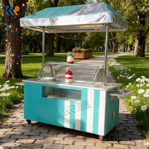 Gerobak Es Krim Gelato Murah, Promo Panas 2026, Freezer Display Es Krim Italia, Gerobak Makanan Mobile, Gerobak Es Krim Popsicle - Product Image 5