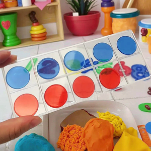Paico <span class=keywords><strong>Kids</strong></span> - Juego de Mesa de Aprendizaje con Tablero de Conteo de Diez Cuadros, Juguetes Educativos de Plástico con Luz - Product Image 4