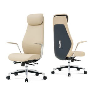 Quảng Đông Hiện đại chất lượng cao CEO da sang trọng PU Ghế văn phòng nội thất văn phòng Ergonomic Ghế văn phòng và bảng - Product Image 3