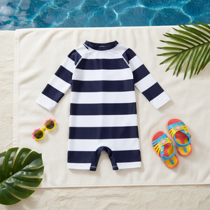 <span class=keywords><strong>Maillot</strong></span> <span class=keywords><strong>de</strong></span> <span class=keywords><strong>bain</strong></span> une pièce à imprimé animal pour bébé garçon, <span class=keywords><strong>3</strong></span>-36 <span class=keywords><strong>mois</strong></span>, protection UV 50+, boutons confortables et faciles à changer - Product Image 2