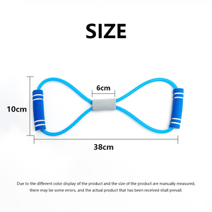 Atacado Personalização logotipo Figura 8 Resistência Banda Exercício para Adultos com <span class=keywords><strong>Fitness</strong></span> Yoga - Product Image 5