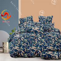 Ensemble de draps de lit complet imprimé en microfibre 3 pièces draps plats Polyester maison hôtel chambre utilisation numéro de modèle draps housse