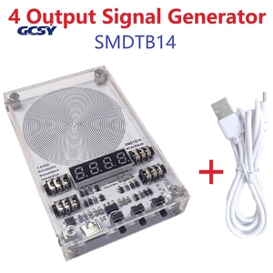 Générateur de résonance <span class=keywords><strong>Schumann</strong></span> SMDTB14 4CH 0,01 Hz-10 kHz, onde sinusoïdale pure DDS avec boîtier en acrylique, alimentation Type-C, source de signal pour le sommeil - Product Image 6
