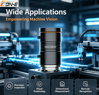 Objectif de vision industrielle MVL-MF5028M-8MP 50mm F2.8 à focale fixe, objectif FA à ouverture manuelle, objectif haute résolution 8MP