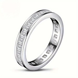 Square Design Ring Simple Finger Ring for Women - Product Image 1