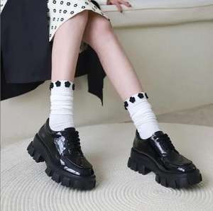 Chaussures décontractées pour femmes à talon épais et plateforme large, à lacets, respirantes et à séchage rapide, pour l'été, le printemps et l'hiver - Product Image 4