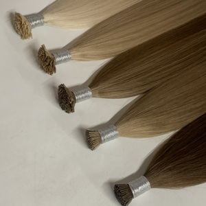 Popolare vendita calda Remy extension per capelli cruda vergine cheratina a doppio disegnato Mini I/K/punta piatta cuticola umana allineata capelli - Product Image 4