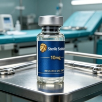 Autocollants en vinyle personnalisés imperméables pour l'emballage de poudre de peptides de 2 ml, 10 ml, 15 ml